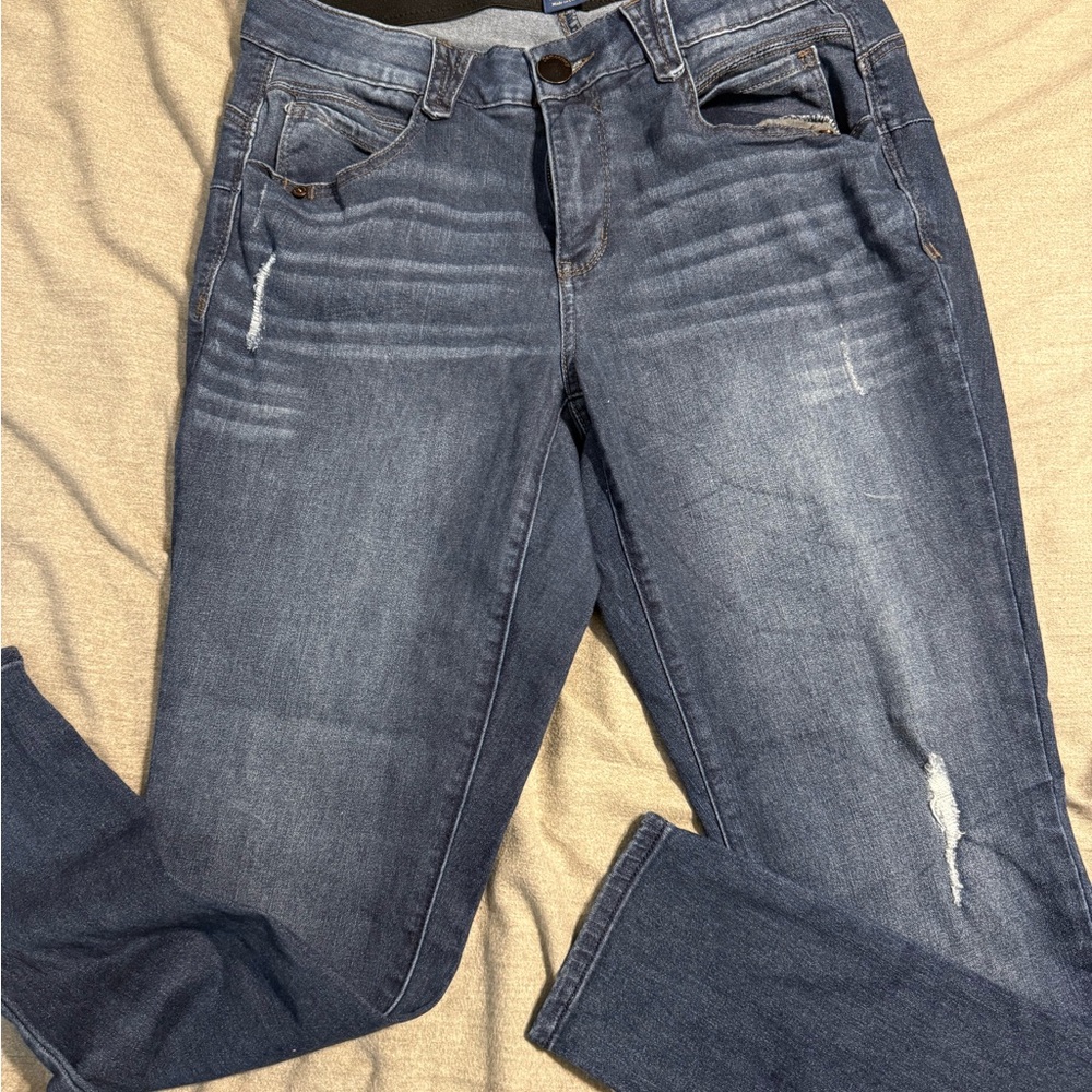 Democracy Women's Boyfriend Jeans in Dark Blue